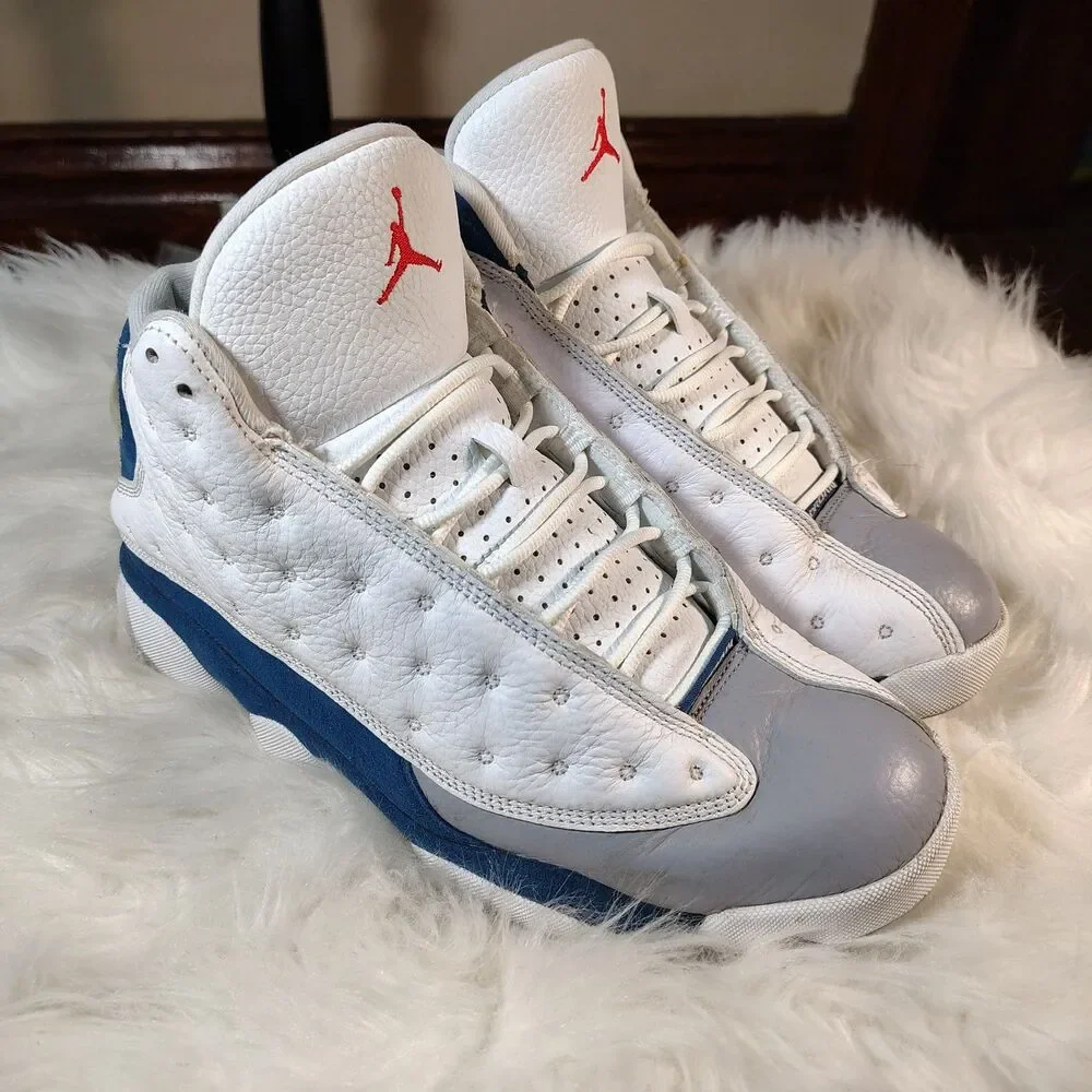 Air Jordan Size 10 Mens - Jordan 13 Retro Mid French Blue